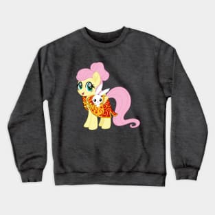 Lunar New Year Fluttershy and Angel Bunny Crewneck Sweatshirt